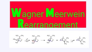 Wagner Meerwein Rearrangement Rearrangement Organic chemistry  Reaction  shorts [upl. by Laius]