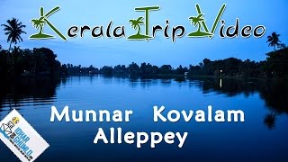 kerala Tourism video quot Munnar alleppey and Kovalamquot [upl. by Teresina633]