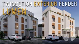 Exterior Render With Lumen Twinmotion Tutorial [upl. by Nino763]