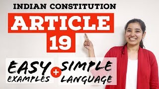 Article 19 Of Indian Constitution  In Hindi [upl. by Lavine]