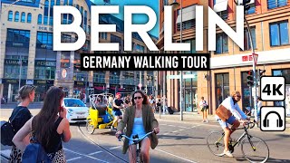 BERLIN  Germany 🇩🇪 4K Walking Tour Downtown Sunny Day 2024 ☀️ [upl. by Merideth]