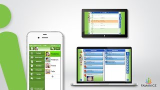 Die App mit Familienkalender FamilienChat Einkaufslisten Familienplaner [upl. by Wendel]