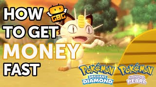 Pokémon BDSP  How to Get Money Fast Pokedollars Farming Guide [upl. by Rennug480]