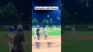 Catcher Recoil 😂 baseball [upl. by Einnil]