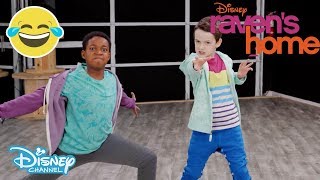 Ravens Home  Dance Off with Levi and Booker  Disney Channel UK [upl. by Brenton487]