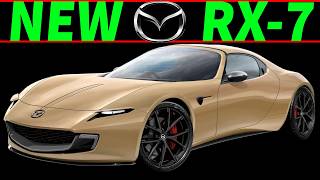 NEW DETAILS Mazdas RX7 is revived with the ROTARY engine [upl. by Livi826]