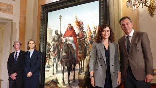 El cuadro de La conquista de Orán ya está en Alcalá de Henares [upl. by Ram]