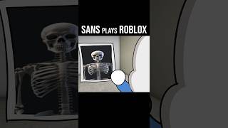 SANS plays ROBLOX [upl. by Aicilyt]