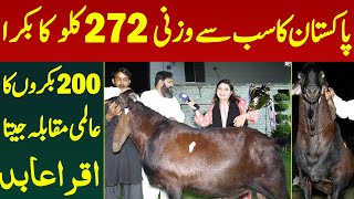 Naya Record 272 Kilo Ka 2024 Ka Sab Se Wazni Bakra 25 Lakh Ki Offer Kya Khata He  Iqra Abid [upl. by Adnahcir544]