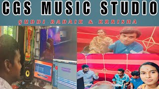 New Santhal video 2024  Santhal Song Recording  Guddi Badaik amp Krishna  CGS Music Studio [upl. by Notyarb]