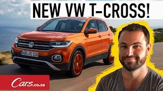 First Drive  New Volkswagen TCross  Landing in SA in 2019 [upl. by Pliske]