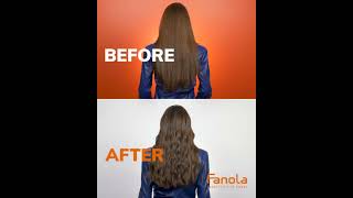 Fanola  Before and After  NO Orange Shampoo [upl. by Mackay]