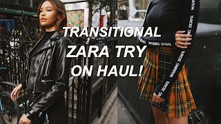 TRANSITIONAL ZARA TRY ON HAUL HAUL WEEK [upl. by Ule]