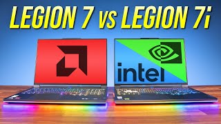 Lenovo Legion 7 vs Legion 7i  Which is Best 3080 Ti vs 6850M XT [upl. by Ayatnohs]