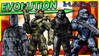 Die EVOLUTION der SPARTAN SUPERSOLDATEN des UNSC  HALO SPARTANS erklärt [upl. by Mulvihill]