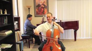 May Time by Mozart  Cello and Piano Book 2 Cello Instruction with Kayson Brown [upl. by Tidwell553]