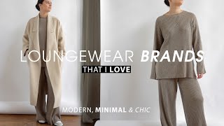 Loungewear Brands that I love and Cozy Chic Outfits [upl. by Koffler62]