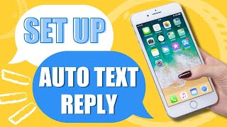 How to Set Up Auto Text Reply on iPhone Working in 2023 [upl. by Prud]