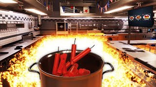 Im a Lunatic Chef That Cooks Food Using Explosives  Cooking Simulator Update [upl. by Solange]