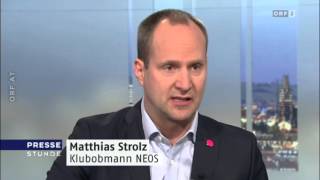 Pressestunde Matthias Strolz zu Föderalismus in Österreich [upl. by Ocinemod814]