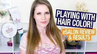 Playing With Hair Color eSalon Treatment Review amp Results [upl. by Prince]