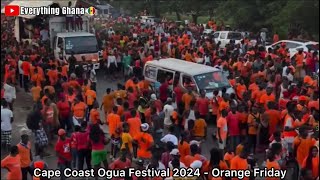 Cape Coast Ogua Festival 2024 Orange Friday Night Soloku  100000 People Storm the Streets🔥😍 [upl. by Killoran864]