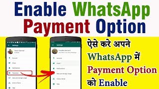 How To Enable WhatsApp Payment Option  Get Invite amp Activate Whatsapp Payment Option [upl. by Noyart]