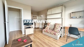 Apartment Tour  Furnished 25m2 near Paris – Ref  19225765 [upl. by Ylloh]