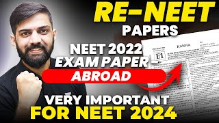 RENEET Paper NEET 2022 Abroad  NEET Biology Most Expected Questions 2024  NEET Latest Update [upl. by Ezana]