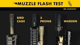 Muzzle Device Comparison SureFire Warden 3 Prong Flash Hider MilSpec Birdcage [upl. by Yvad86]