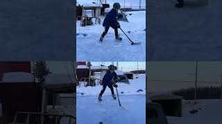 Two Weeks of Stickhandling Training  10yo Hockey Kid [upl. by Meilen]