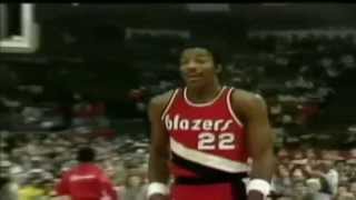 Clyde Drexler  1984 NBA Slam Dunk Contest [upl. by Oloapnaig]