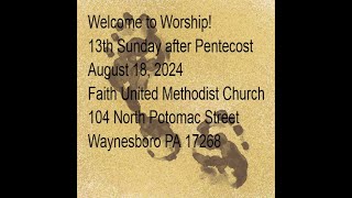 Faith UMC Waynesboro PA [upl. by Siulesoj]