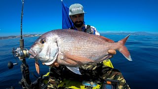 Slow Jigging Pargo bocinegro con Cabrilla Slow Jig [upl. by Zsa742]