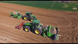 Plantation PDT 2018 Ardennes Fendt 1042 Amazon 7M Fendt amp John deere Planteuse Grimme amp AVR [upl. by Berkley]