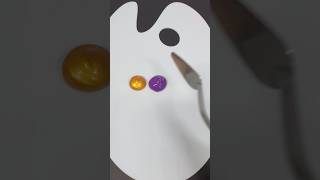 Mixing GoldViolet colormixing artasmr satisfying asmr relaxing relaxcolor colorfulmixing [upl. by Ellekram372]