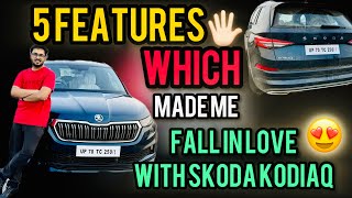 Fortuner is nice but this is NICER😍🔥 INSANE features of Skoda Kodiaq ✨ [upl. by Atinet580]