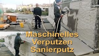 Putzmaschine Mischpumpe UMP 1  Mauerwerk maschinell verputzen [upl. by Macur]