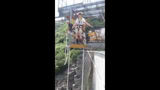 Verzasca Dam 007 Goldeneye Bungee Jump [upl. by Bearnard342]