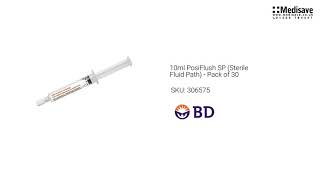 10ml PosiFlush SP Sterile Fluid Path Pack of 30 306575 [upl. by Ylek]