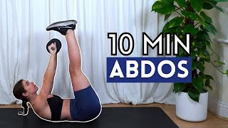 10min Exercices Abdos Avec Haltère [upl. by Torie]