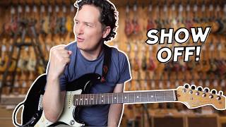 5 easy riffs to show off your skills in the guitar store [upl. by Kirrad]