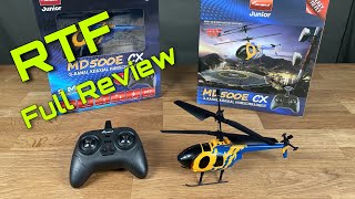 Der perfekte Einstieg  Amewi Junior MD500E CX Koaxial RTF RC Anfängerhubschrauber  Full Review [upl. by Bette]