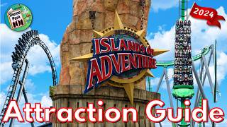 Universal Islands of Adventure ATTRACTION GUIDE  2024  All Rides amp Shows Universal Studios Orlando [upl. by Eikcir723]