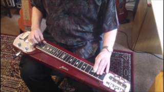 Caoineadh Cu Chulainn played on a Jedson Lap Steel Guitar [upl. by Llenyaj]