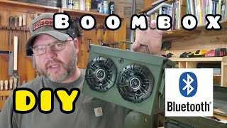 DIY Bluetooth Ammo Can Boombox Overview And Review [upl. by Stegman]