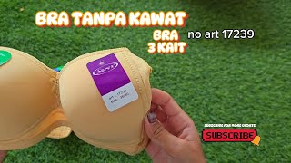 Review Pakaian Dalam  Underwear  Daleman  Bra Bh Wanita Tanpa Kawat Cup B  Bra Sorex 17239 [upl. by Ruhtua]