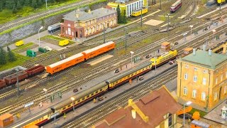 MODEL RAILROAD N SCALE KEHL HBF  Modell Süd Stuttgart 2016 [upl. by Kasper]