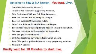 SBO  TVM Official is live General Session [upl. by Alexandr928]