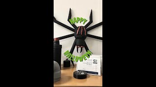 Spider Halloween décor with Insulation  Thermaflex Insulation [upl. by Kcirdehs]